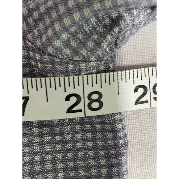 Synrgy Men’s Short Sleeve Button Down Shirt Casual Blue Size XXL - Picture 3 of 9
